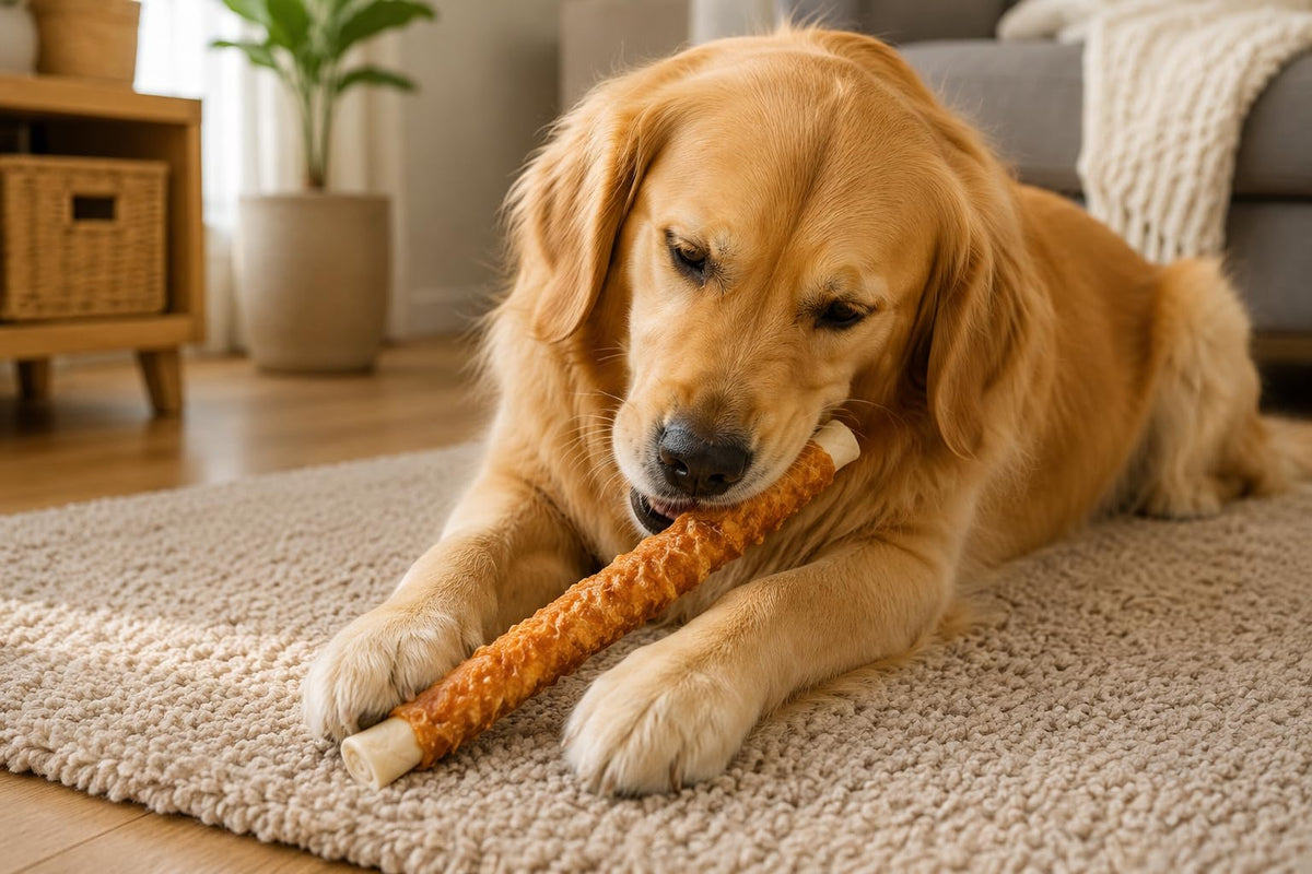 Good Boy - Mega Chewy Twist - Made With 100% Natural Chicken Breast Meat - 70 Grams - High In Protein Dog Treats - Case of 18