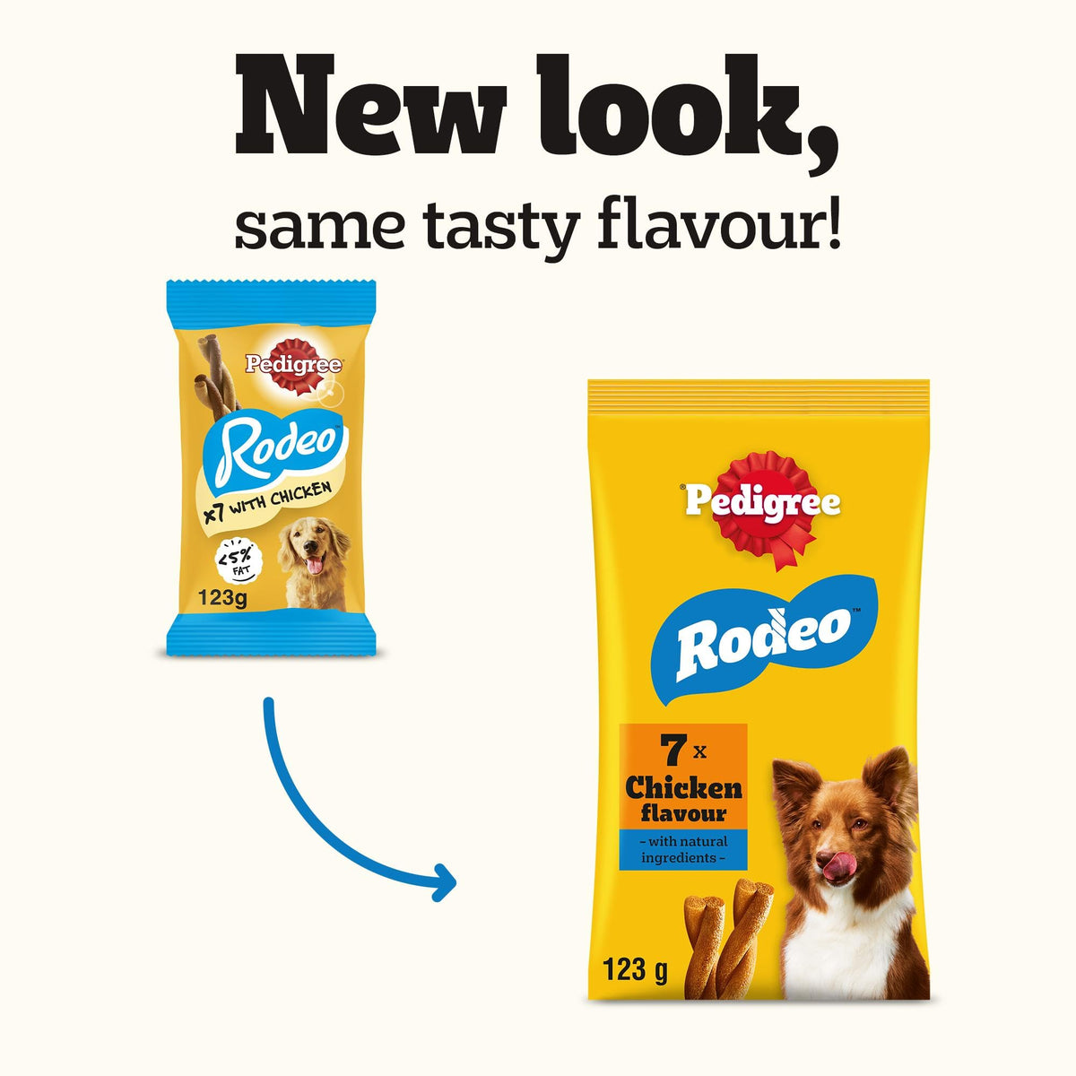 Pedigree Rodeo 84 Sticks, Dog Treats with Chicken - no artificial Colours or Flavours providing tasty Nutrients, Vitamins, Minerals and Omega 3, Pack of 12 (12 x 7)